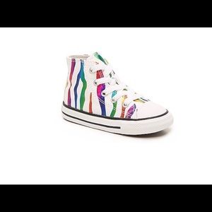 Toddler high top converse size 5c